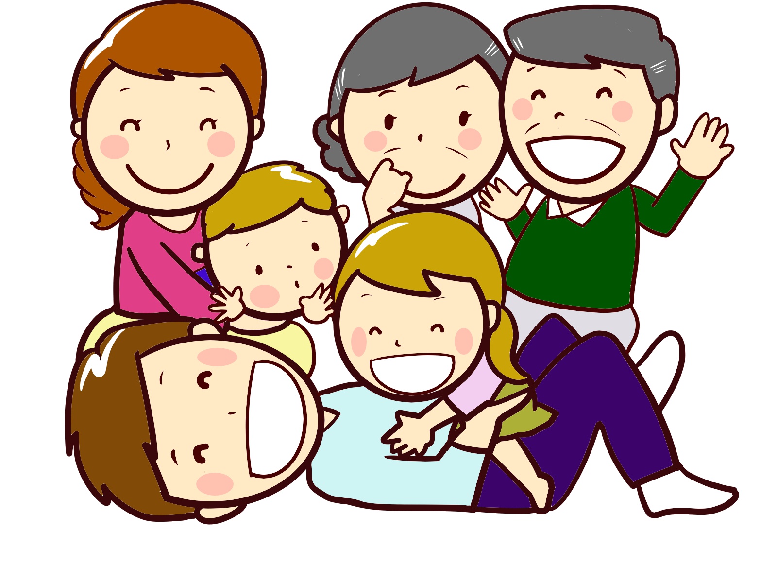 家族全員が楽しんでいる様子